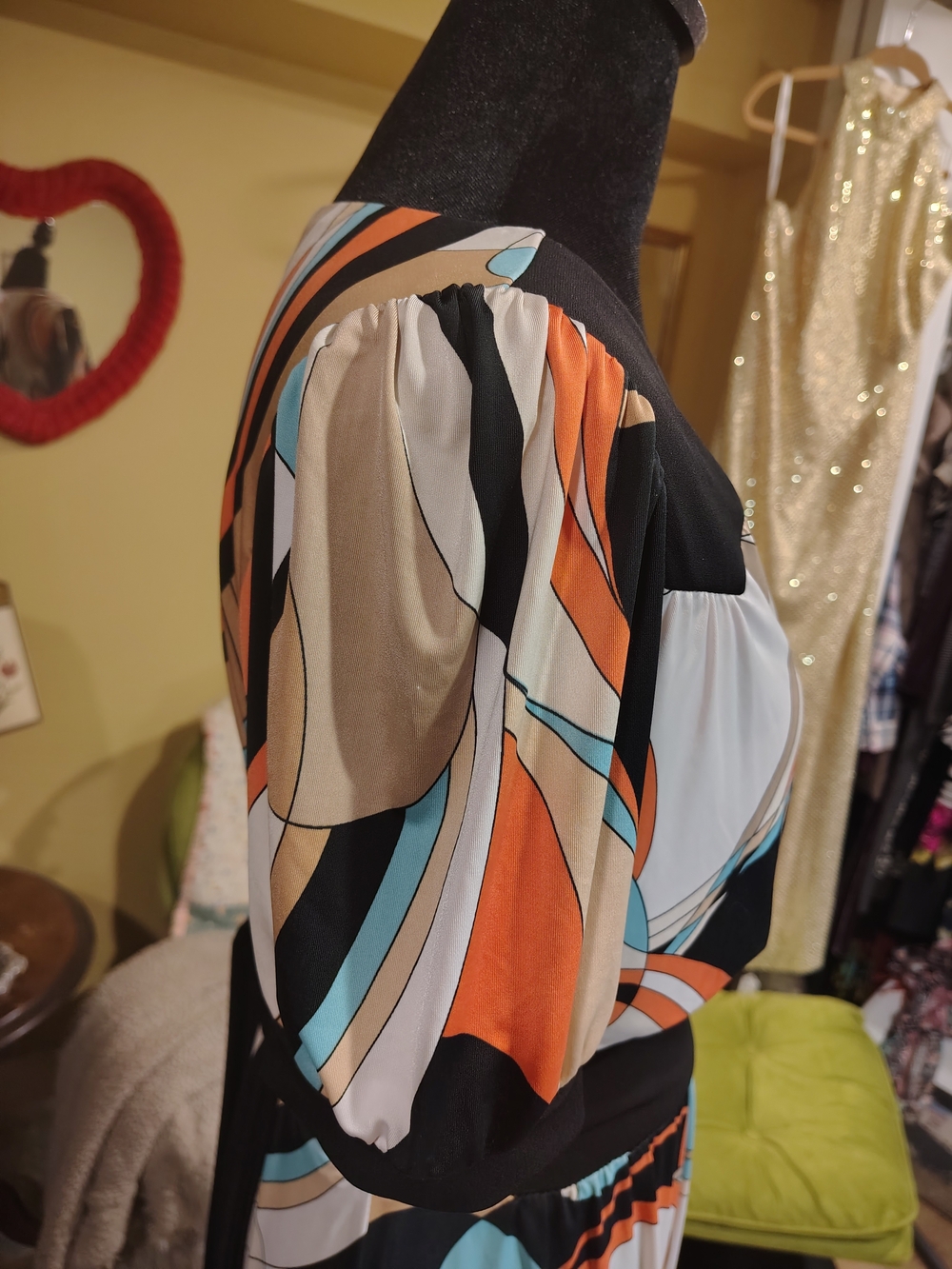 Rabbit Rabbit Rabbit Multicolor Swirl Midi Skirt Dress - Picture 10 of 16